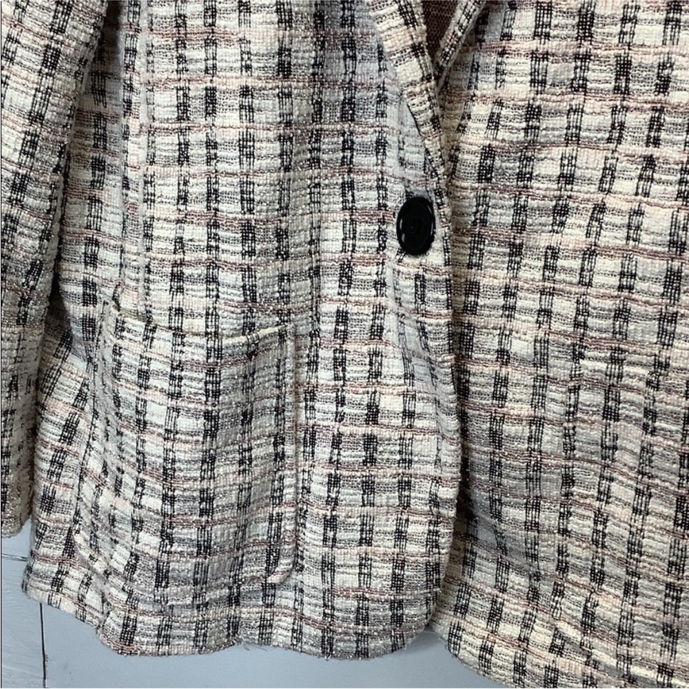 Max Studio Black, Pink and White Blazer - Picture 3 of 8